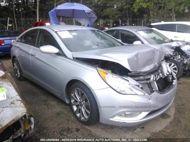 5NPEC4AB9DH506276 - 2013 HYUNDAI SONATA SE/LIMITED SILVER photo 1