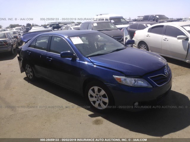 4T1BF3EK8AU526725 - 2010 TOYOTA CAMRY SE/LE/XLE Dark Blue photo 1