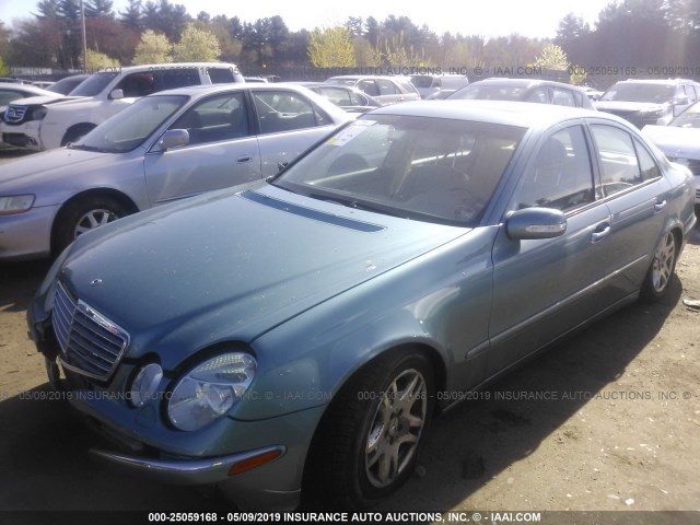 WDBUF65J83A247364 - 2003 MERCEDES-BENZ E 320 GREEN photo 2