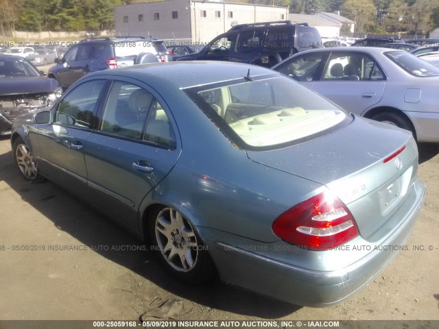 WDBUF65J83A247364 - 2003 MERCEDES-BENZ E 320 GREEN photo 3