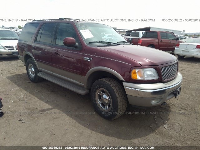 1FMFU18L0YLB57455 - 2000 FORD EXPEDITION EDDIE BAUER MAROON photo 1