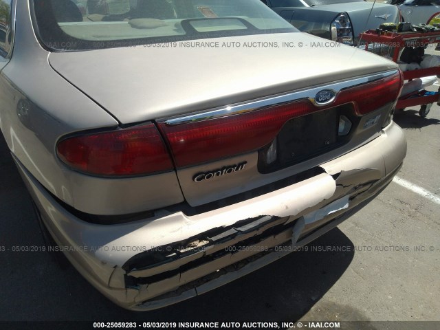 3FALP67L1VM123456 - 1997 FORD CONTOUR SE BEIGE photo 6