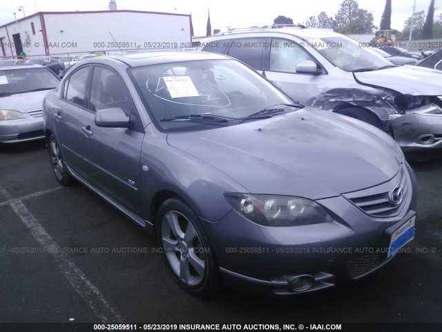 JM1BK323641203292 - 2004 MAZDA 3 S GRAY photo 1