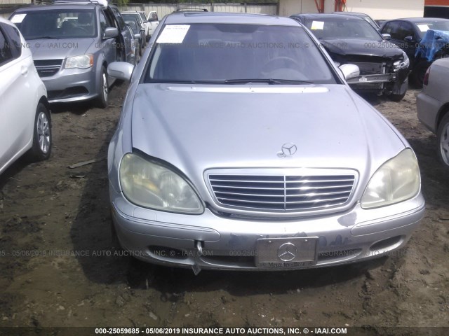 WDBNG75J0YA117304 - 2000 MERCEDES-BENZ S 500 SILVER photo 6