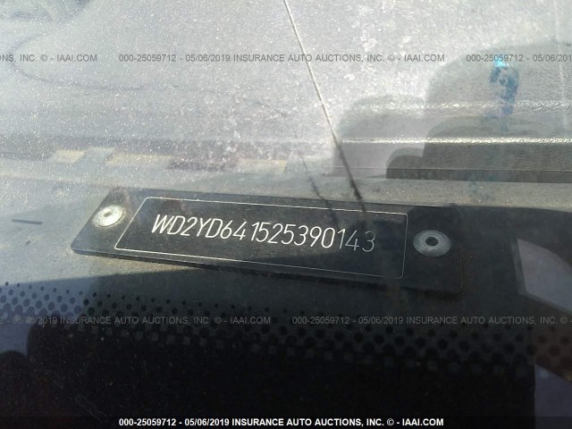 WD2YD641525390143 - 2002 FREIGHTLINER Sprinter 2500 WHITE photo 9