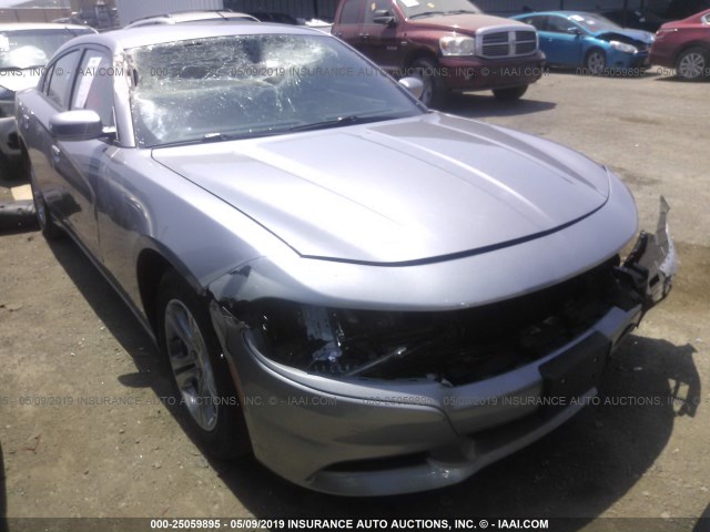 2C3CDXBG0FH840700 - 2015 DODGE CHARGER SE GRAY photo 1