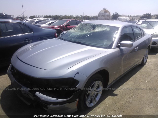 2C3CDXBG0FH840700 - 2015 DODGE CHARGER SE GRAY photo 2