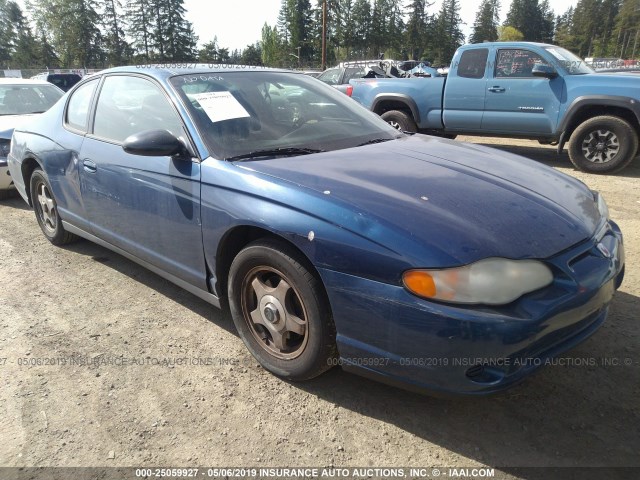 2G1WW12EX59214538 - 2005 CHEVROLET MONTE CARLO LS ლურჯი ფოტო 1