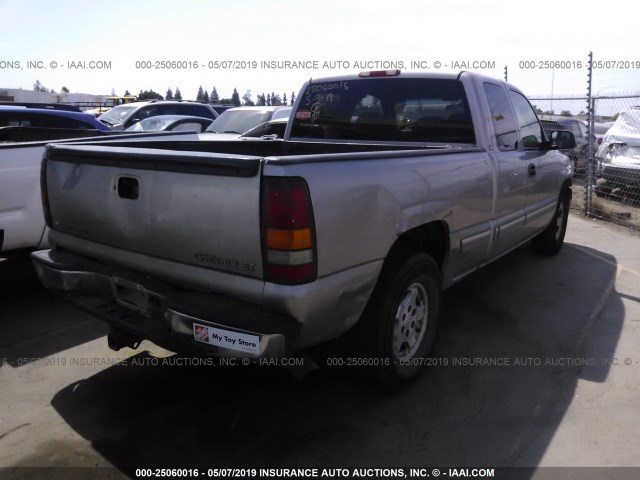 2GCEC19T9Y1305660 - 2000 CHEVROLET SILVERADO C1500 Pewter photo 4