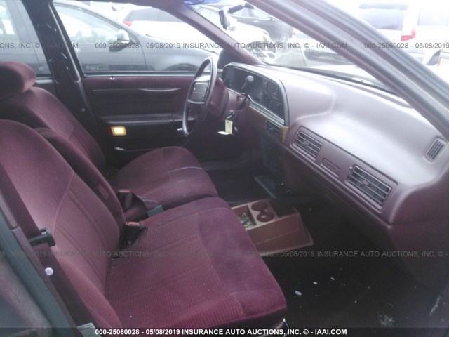 1FACP57U6LG256918 - 1990 FORD TAURUS GL MAROON photo 5