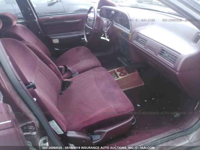 1FACP57U6LG256918 - 1990 FORD TAURUS GL MAROON photo 8