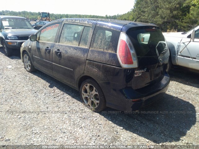 JM1CR293490354063 - 2009 MAZDA 5 BLACK photo 3