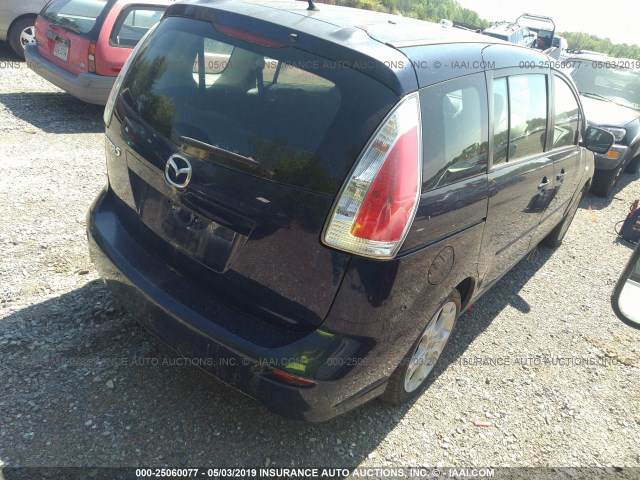 JM1CR293490354063 - 2009 MAZDA 5 BLACK photo 4