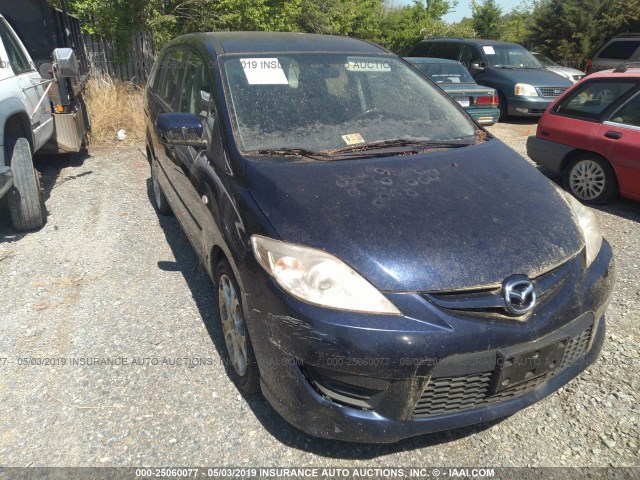 JM1CR293490354063 - 2009 MAZDA 5 BLACK photo 6