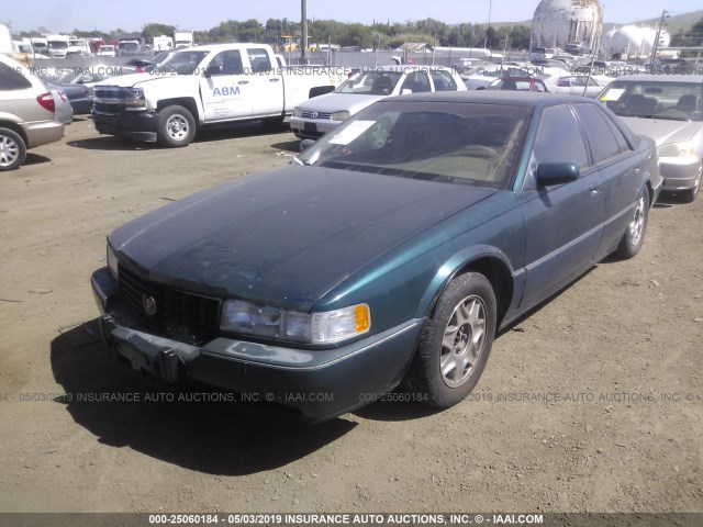 1G6KY5290SU823794 - 1995 CADILLAC SEVILLE STS GREEN photo 2