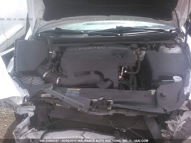1G1ZG57B79F100302 - 2009 CHEVROLET MALIBU LS WHITE photo 10