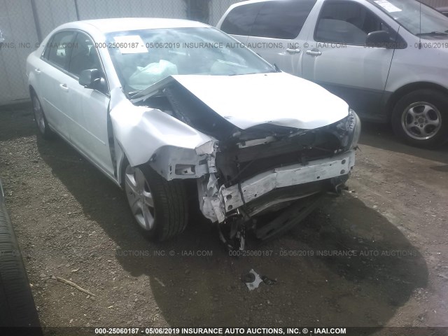 1G1ZG57B79F100302 - 2009 CHEVROLET MALIBU LS WHITE photo 6