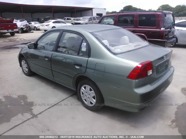 2HGES16394H641805 - 2004 HONDA CIVIC DX VP Yaşıl foto 3