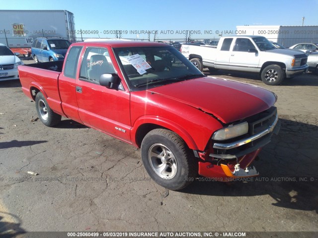 1GCCS19H138156138 - 2003 CHEVROLET S TRUCK S10 RED photo 1