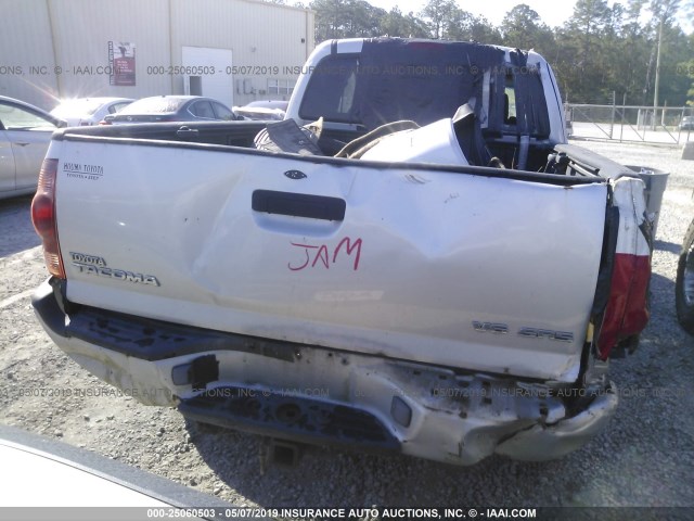 5TEUU42N57Z322424 - 2007 TOYOTA TACOMA ACCESS CAB ვერცხლისფერი ფოტო 8