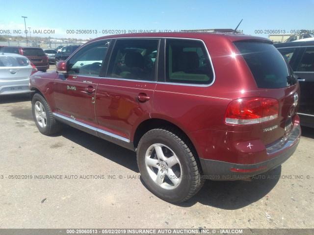 WVGZM77L66D023980 - 2006 VOLKSWAGEN TOUAREG 4.2 RED photo 3