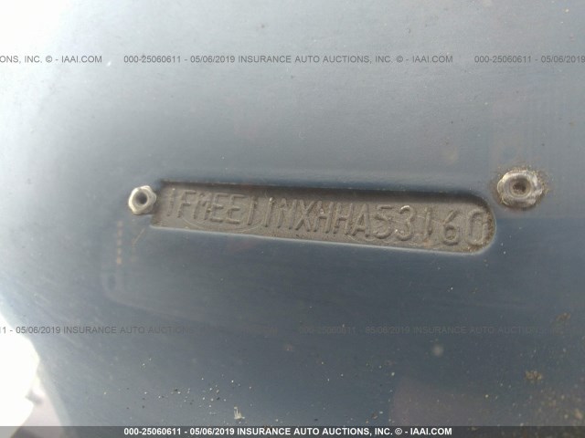 1FMEE11NXHHA53160 - 1987 FORD ECONOLINE E150 BLUE photo 9