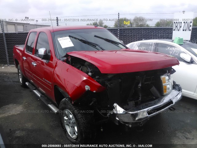 3GCPKSE71CG117077 - 2012 CHEVROLET SILVERADO K1500 LT RED photo 1