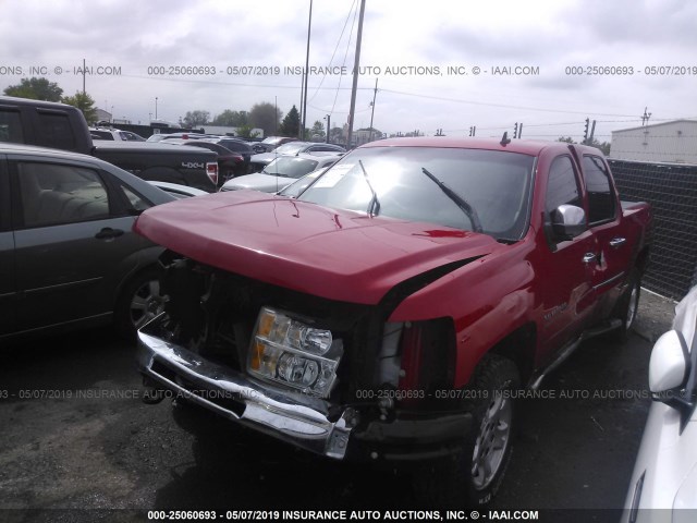 3GCPKSE71CG117077 - 2012 CHEVROLET SILVERADO K1500 LT RED photo 6