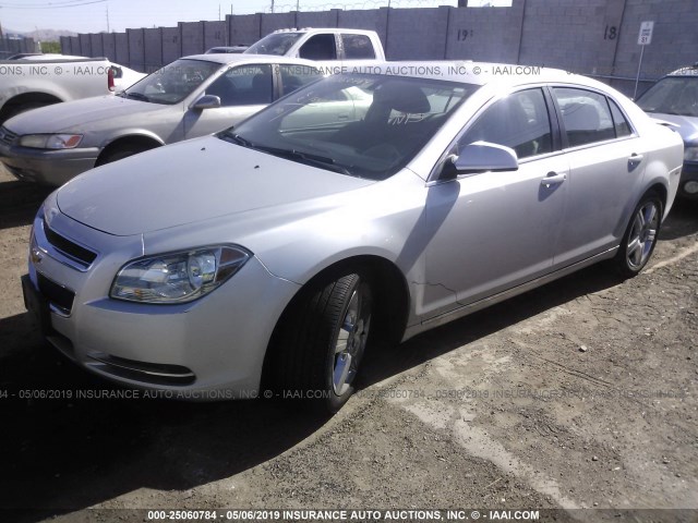 1G1ZD5E1XBF384243 - 2011 CHEVROLET MALIBU 2LT SILVER photo 2