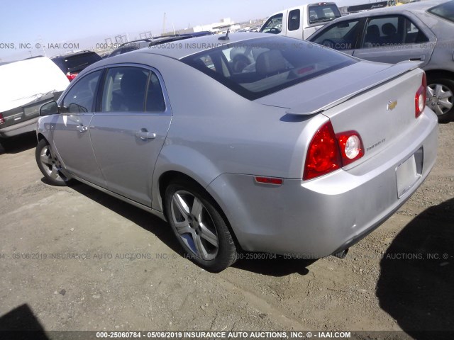 1G1ZD5E1XBF384243 - 2011 CHEVROLET MALIBU 2LT SILVER photo 3