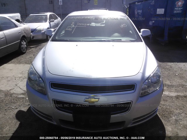 1G1ZD5E1XBF384243 - 2011 CHEVROLET MALIBU 2LT SILVER photo 6