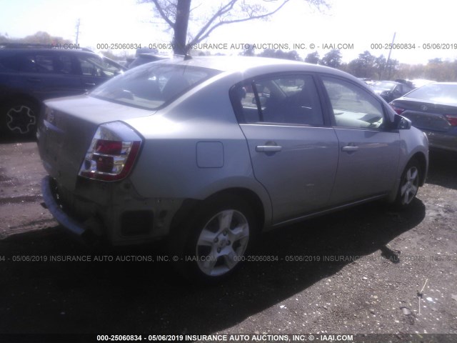 3N1AB61E58L670656 - 2008 NISSAN SENTRA 2.0/2.0S/2.0SL GRAY photo 4