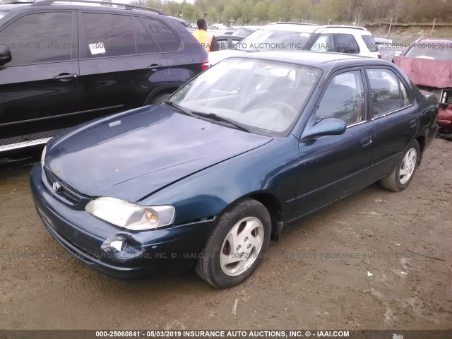 1NXBR18EXWZ115271 - 1998 TOYOTA COROLLA VE/CE/LE BLUE photo 2