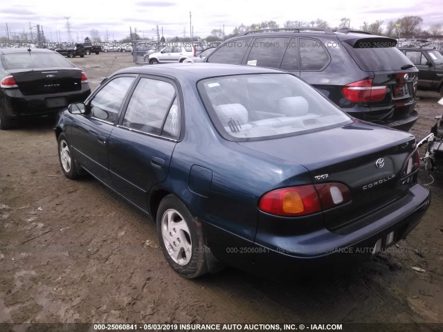 1NXBR18EXWZ115271 - 1998 TOYOTA COROLLA VE/CE/LE BLUE photo 3