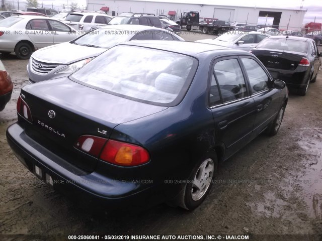 1NXBR18EXWZ115271 - 1998 TOYOTA COROLLA VE/CE/LE BLUE photo 4