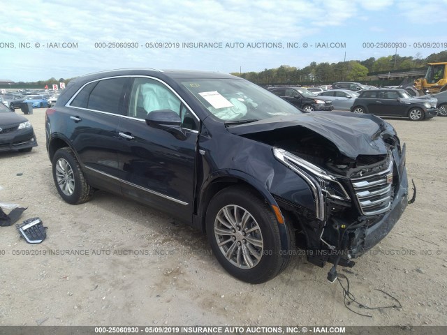 1GYKNDRS3KZ118090 - 2019 CADILLAC XT5 LUXURY BLUE photo 1