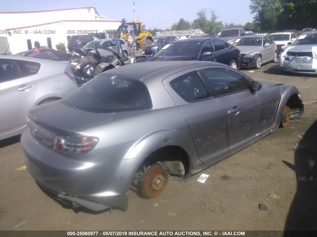 JM1FE173640110798 - 2004 MAZDA RX8 SILVER photo 4