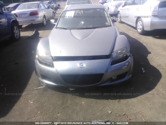 JM1FE173640110798 - 2004 MAZDA RX8 SILVER photo 6