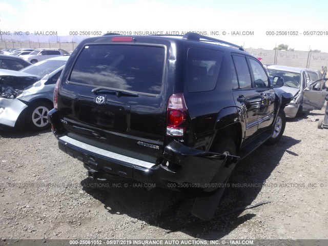 JTEZT14R750022660 - 2005 TOYOTA 4RUNNER SR5/SPORT BLACK photo 4