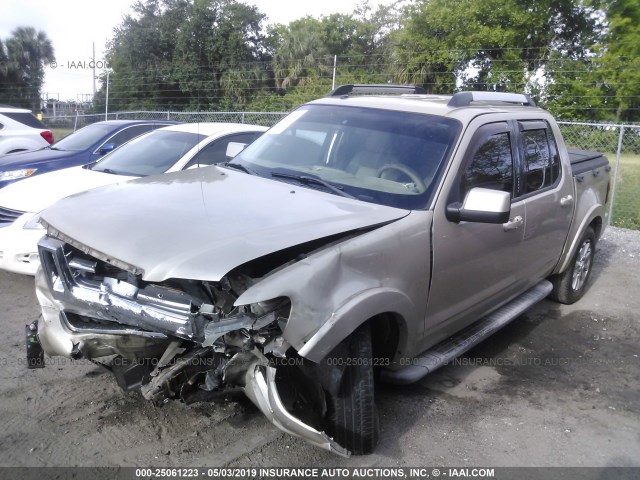 1FMEU33K77UB45737 - 2007 FORD EXPLORER SPORT TR LIMITED GOLD photo 2