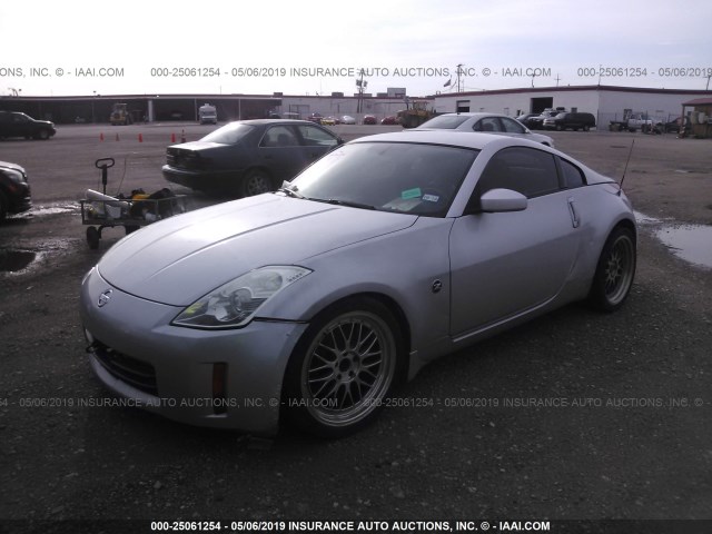 JN1AZ34D06M306905 - 2006 NISSAN 350Z COUPE SILVER photo 2