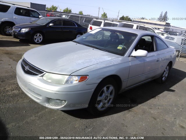 2T1CF22P3XC140416 - 1999 TOYOTA CAMRY SOLARA SE/SLE SILVER photo 2