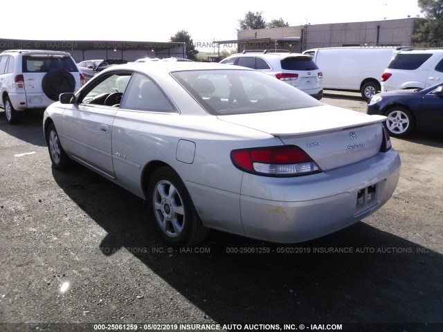 2T1CF22P3XC140416 - 1999 TOYOTA CAMRY SOLARA SE/SLE SILVER photo 3