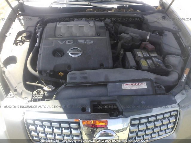 1N4BA41E06C831597 - 2006 NISSAN MAXIMA SE/SL ყავისფერი ფოტო 10