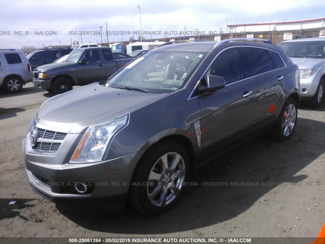 3GYFNFEYXBS580019 - 2011 CADILLAC SRX PREMIUM COLLECTION GOLD photo 2