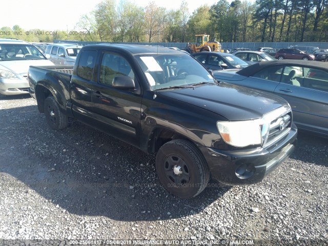 5TETX22N75Z004535 - 2005 TOYOTA TACOMA ACCESS CAB შავი ფოტო 1