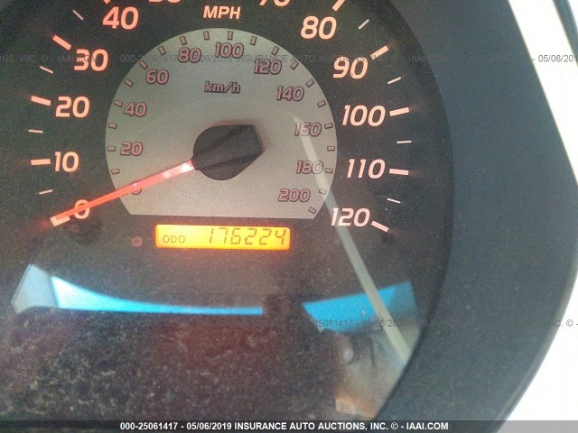 5TETX22N75Z004535 - 2005 TOYOTA TACOMA ACCESS CAB შავი ფოტო 7