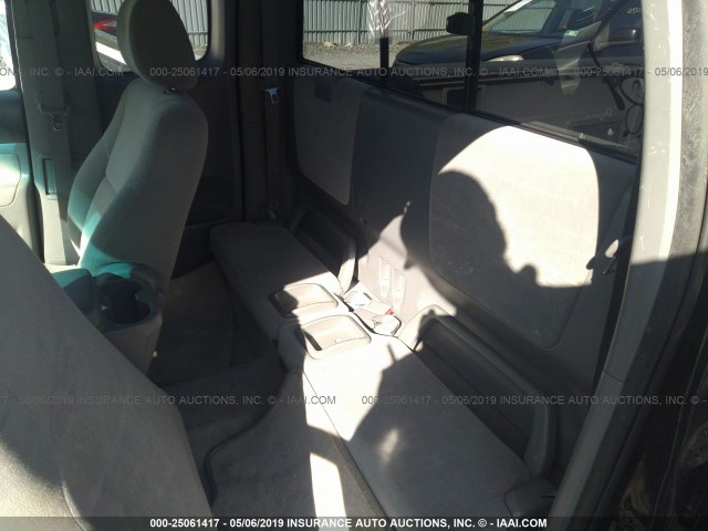 5TETX22N75Z004535 - 2005 TOYOTA TACOMA ACCESS CAB შავი ფოტო 8
