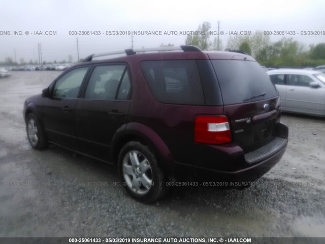 1FMZK06195GA72374 - 2005 FORD FREESTYLE LIMITED RED photo 3