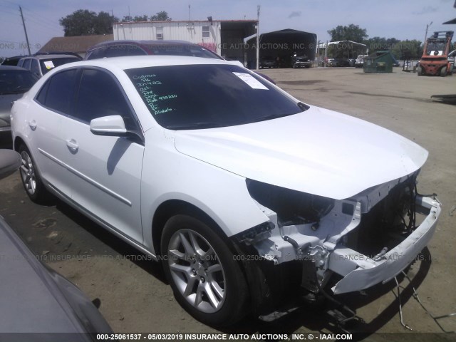 1G11C5SLXFU121256 - 2015 CHEVROLET MALIBU 1LT WHITE photo 1